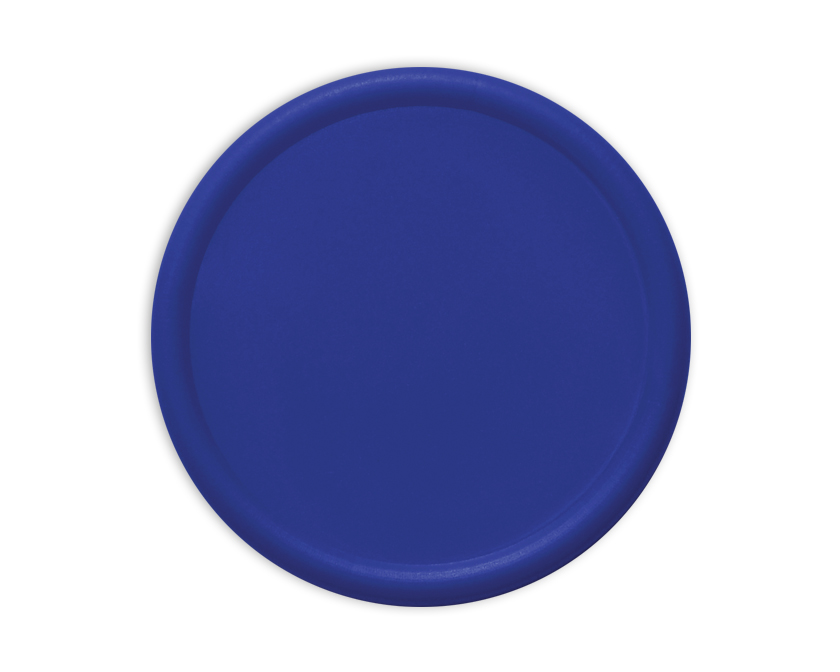 Plain blue plastic tokens (pack of 25)