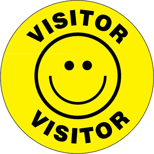 Visitor sticker