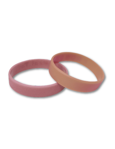 Red silicone wristband
