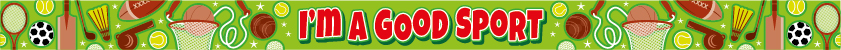I'm a good sport wristband