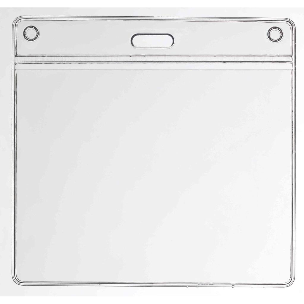 Clear flexible ID card holder (pack of 10)