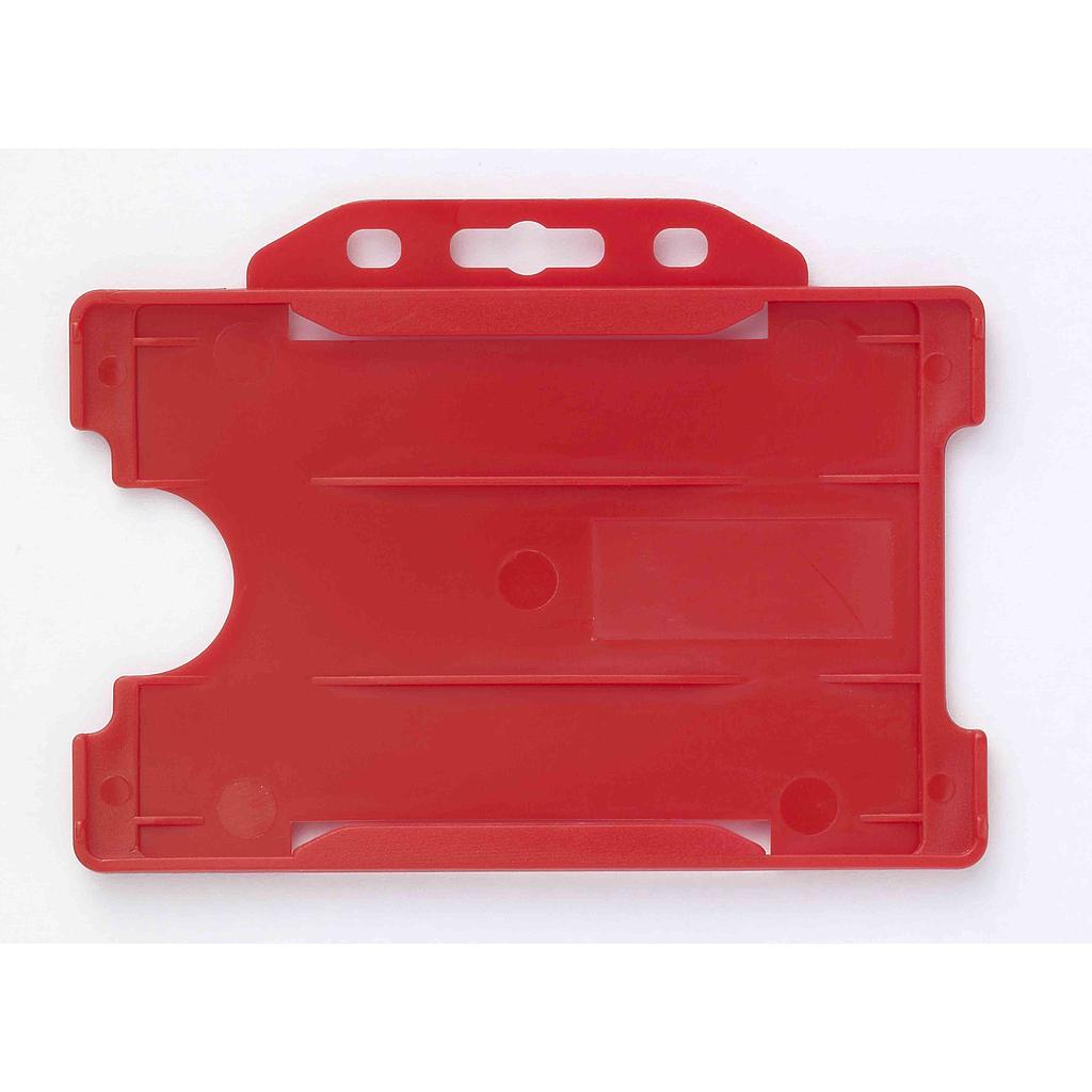 Single ID card holder red (pack of 10)