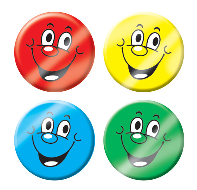 Mixed Smiles  button badges