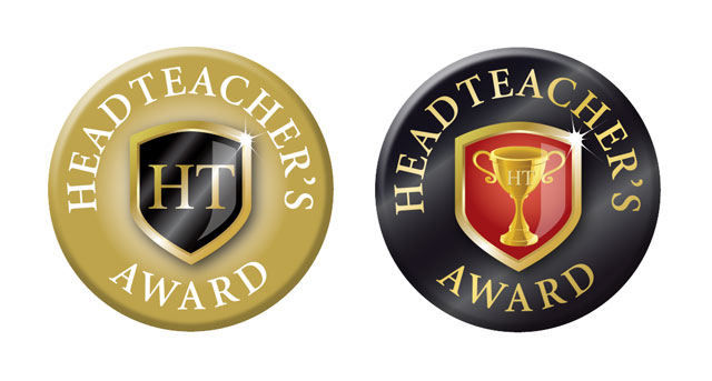 Headteacher's Award Button Badge (2 designs)