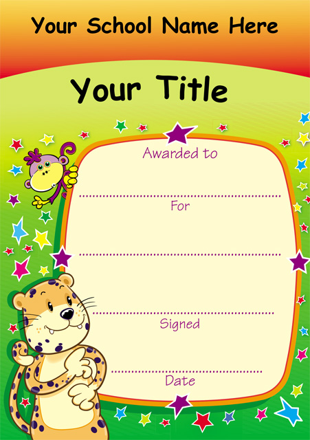 Customised Certificates (minimum quantity of 50)