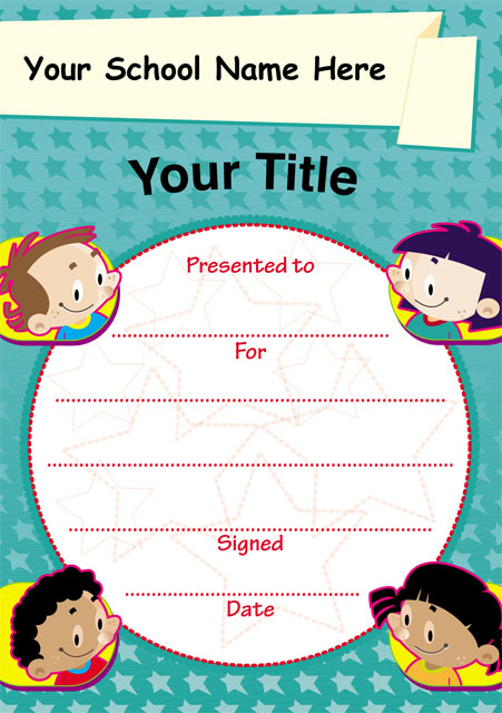 Customised Certificates (minimum quantity of 50)