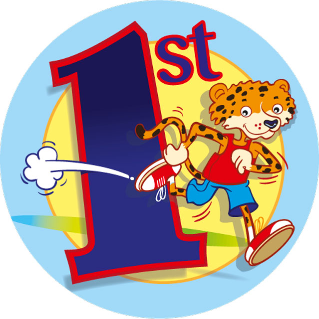 1st sticker 43mm