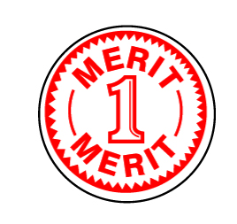 1 Merit stamper 17mm