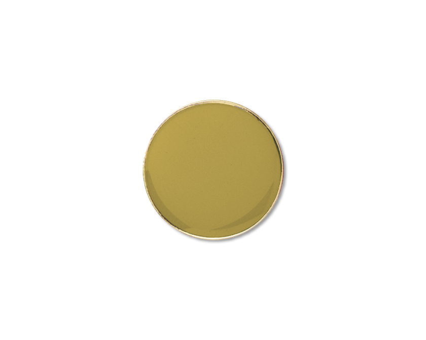 Tiny Gold Circle Enamel badge (pack of 5)