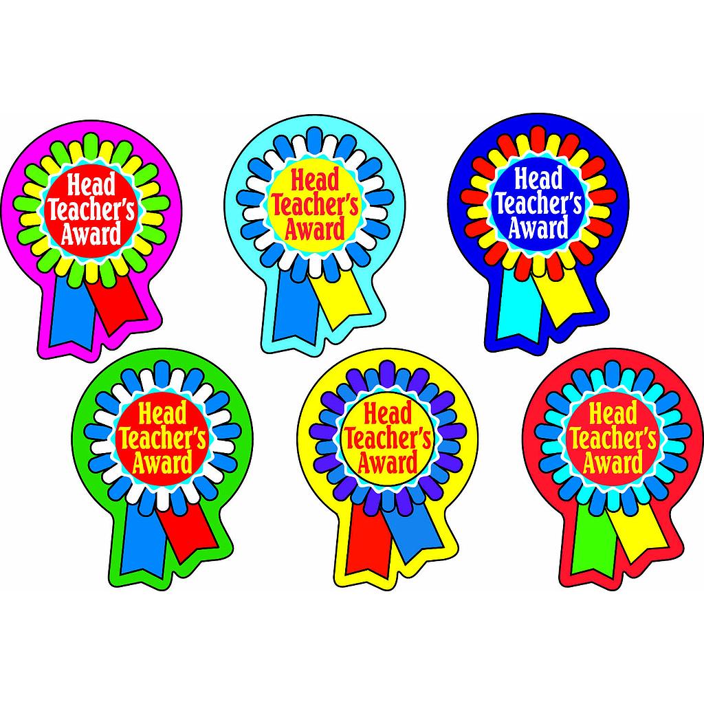 Headteachers Award' rosette sticker