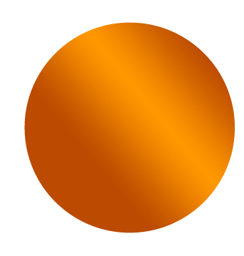 METALLIC BRONZE 43mm dots (80 per pack)