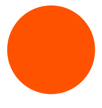 ORANGE 43mm dots (80 per pack)