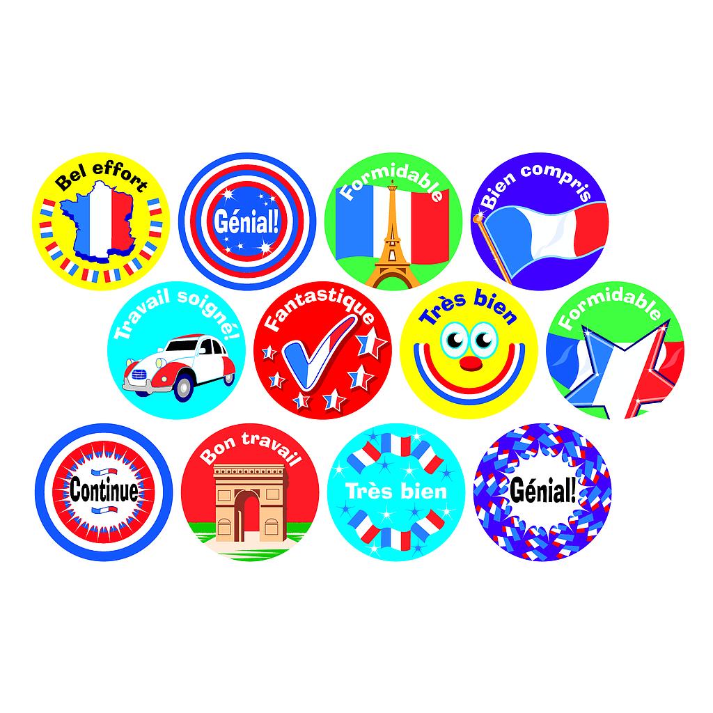 French Bumper pack sticker