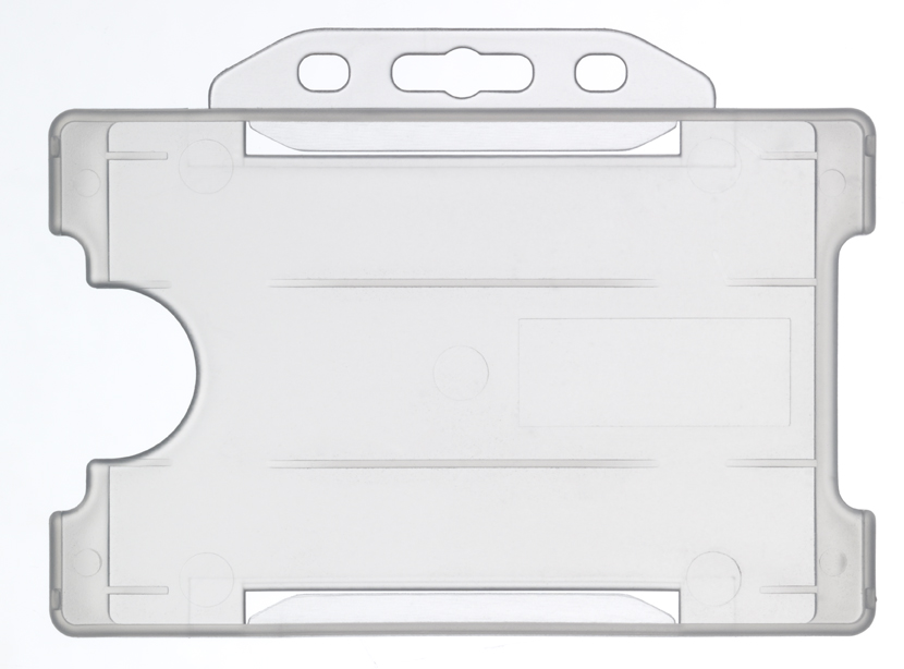 Single ID card holder clear (pack of 10)