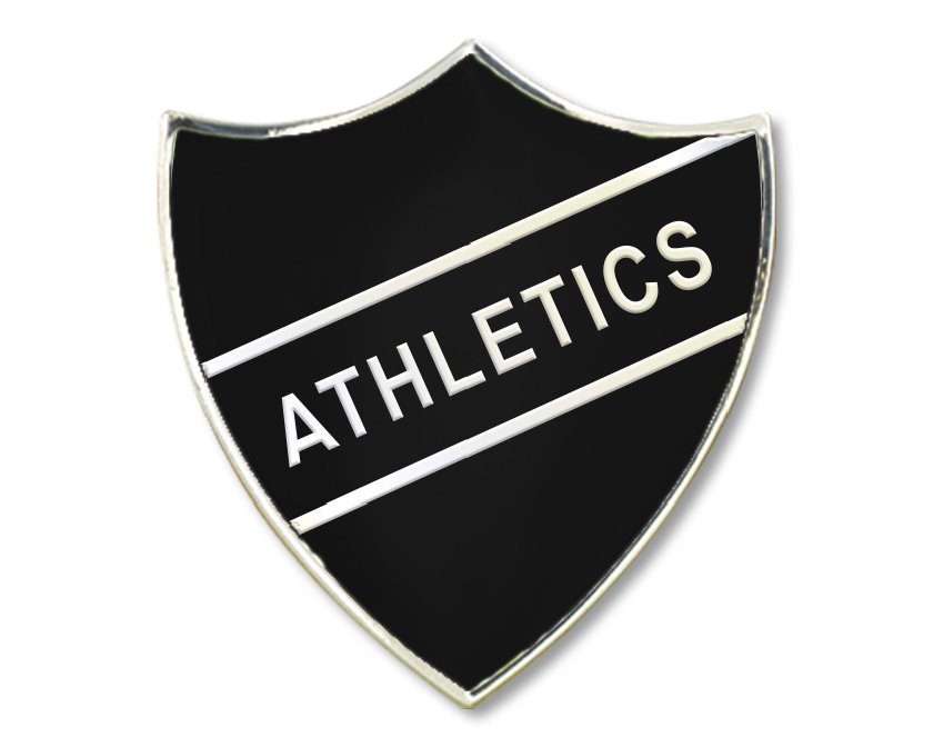 Athletics enamel badge (pack of 5)