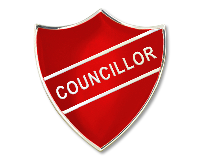 Councillor enamel badge (pack of 5)