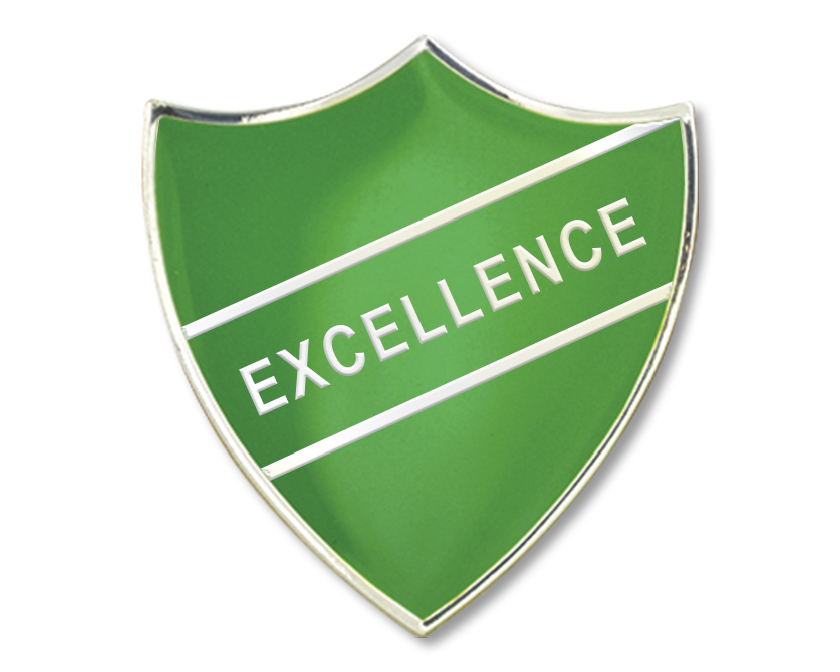 Excellence Enamel Badge (pack of 5)
