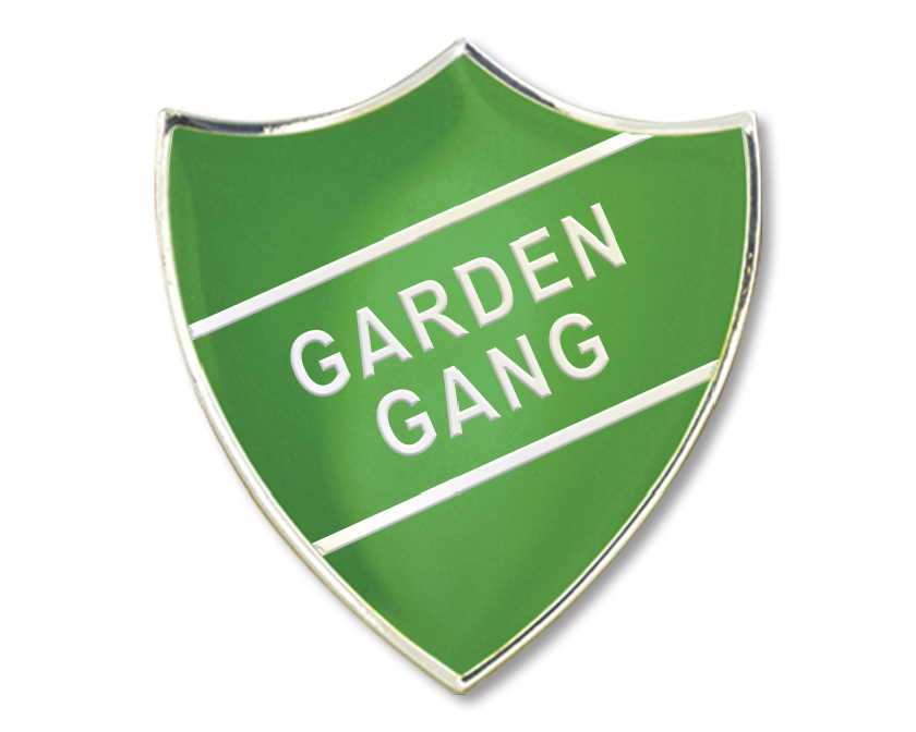 Garden Gang Enamel Badge (pack of 5)