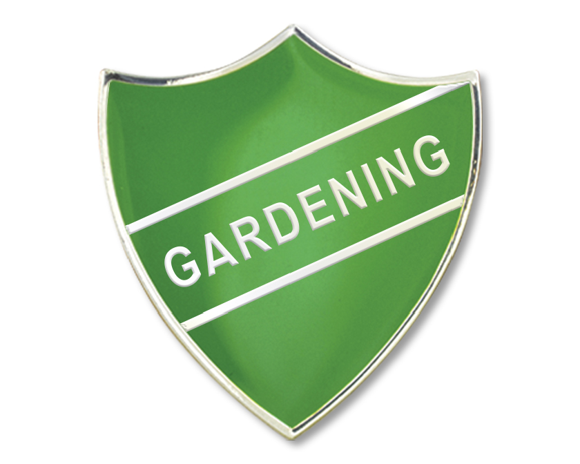 Gardening Enamel Badge (pack of 5)