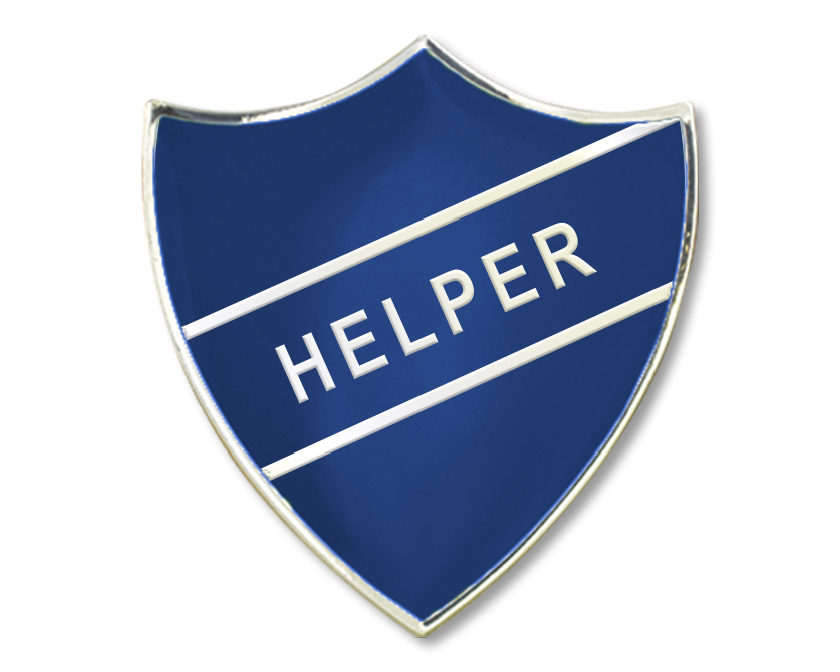Helper Enamel Badge (Pack of 5)