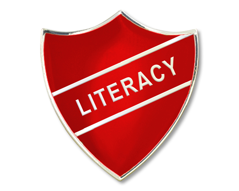 Literacy Enamel Badge (Pack of 5)