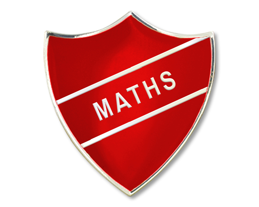 Maths Enamel Badge (Pack of 5)