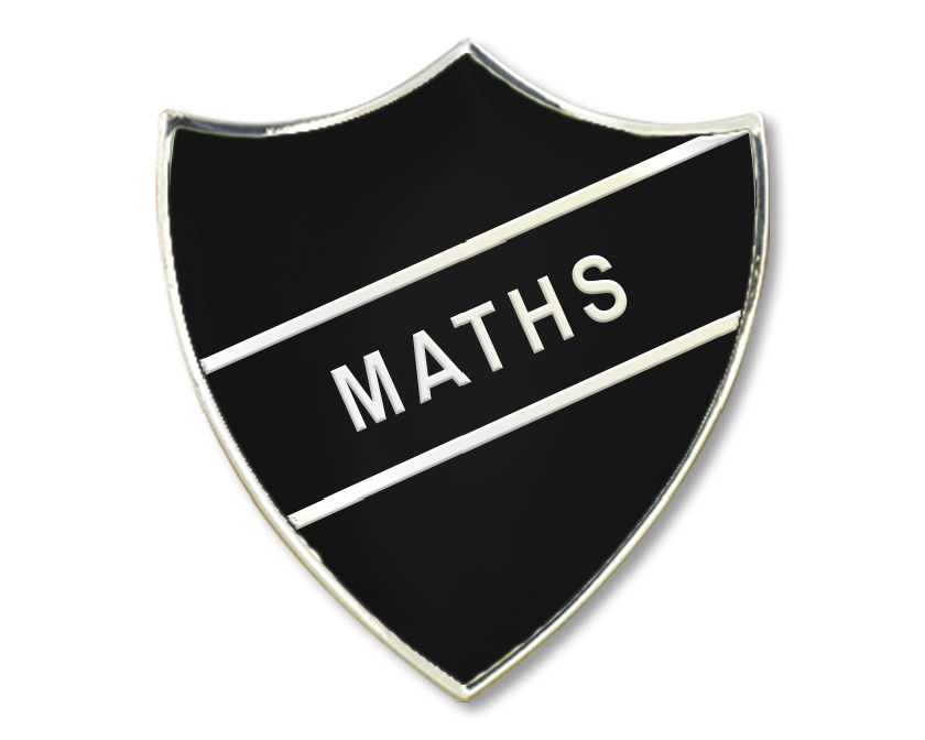 Maths Enamel Badge (Pack of 5)