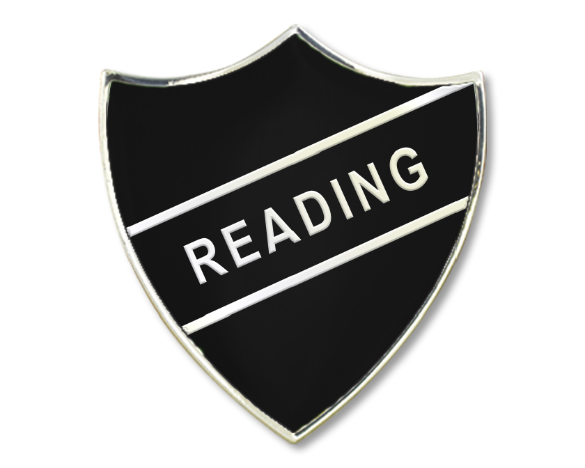 Reading enamel badge (pack of 5)