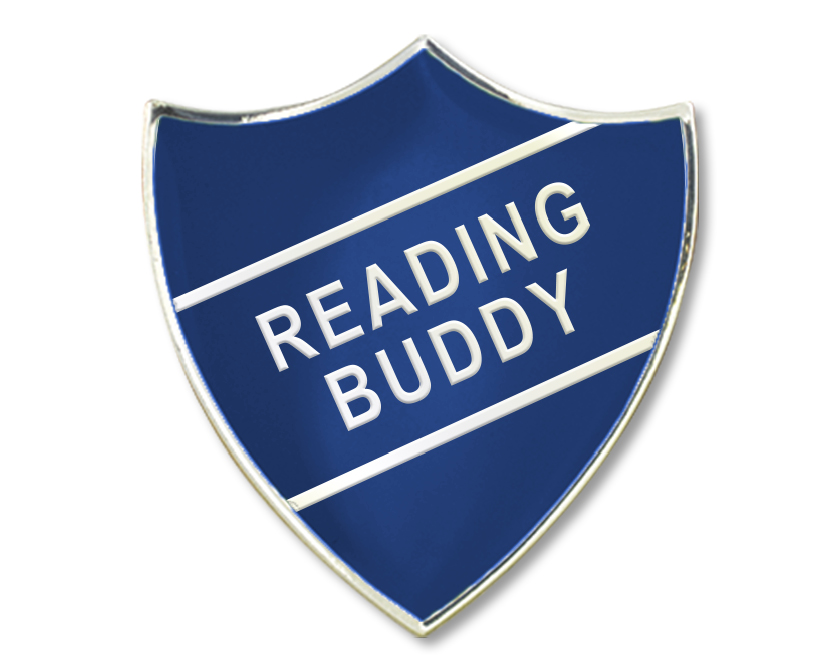 Reading Buddy enamel badge (pack of 5)