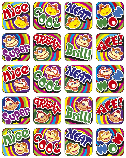 Classpack Cheeky Monkeys sticker