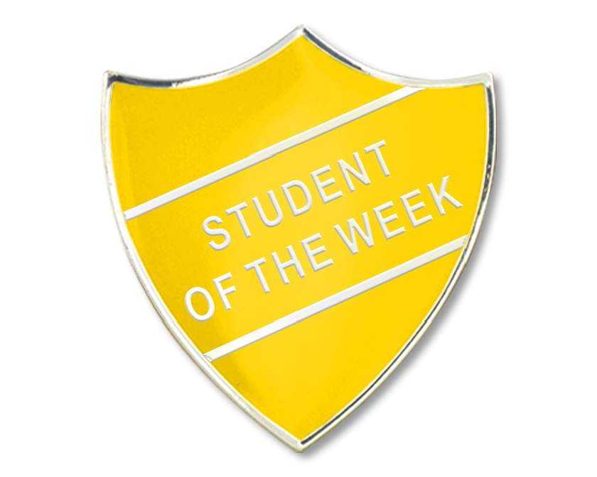 Student Of The Week Enamel Badge (Pack of 5)