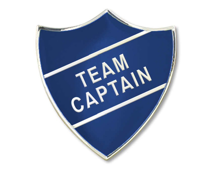 Team Captain Enamel Badge (pack of 5)