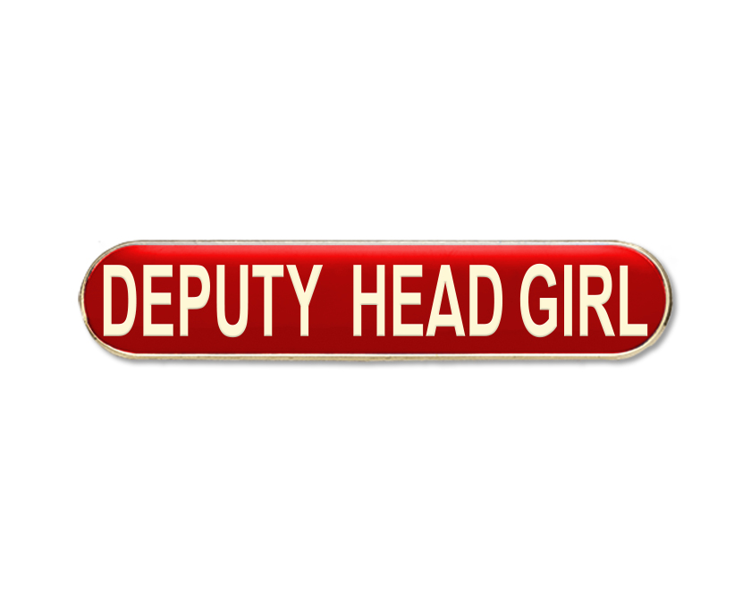 DEPUTY HEAD GIRL Enamel Badges (Pack of 5)