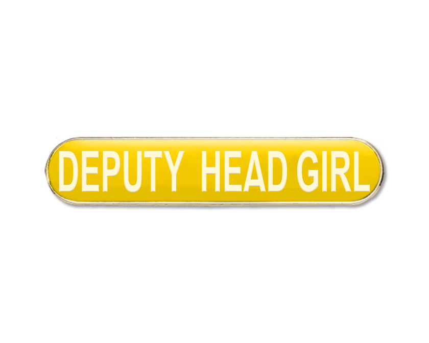 DEPUTY HEAD GIRL Enamel Badges (Pack of 5)