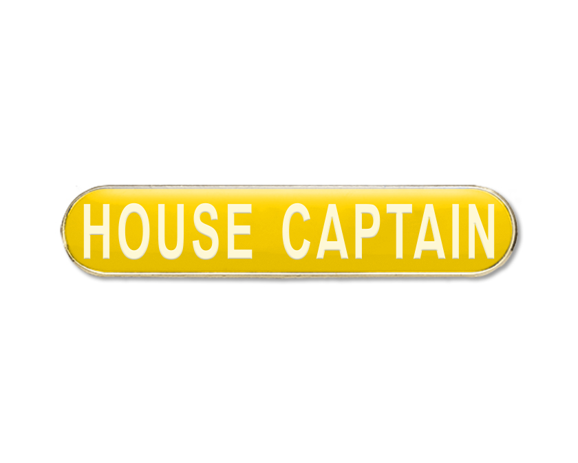 HOUSE CAPTAIN Enamel Badges (Pack of 5)