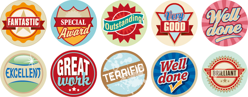 Classpack sticker 'Retro'