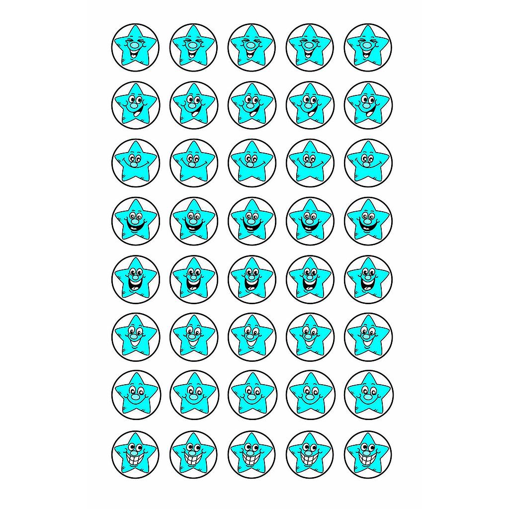 Blue stars ministicker