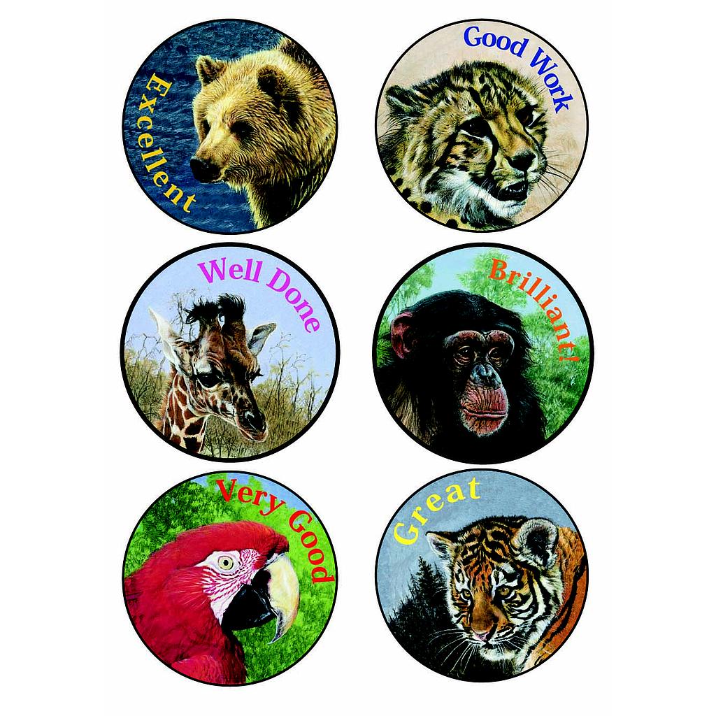 Wildlife sticker multipack