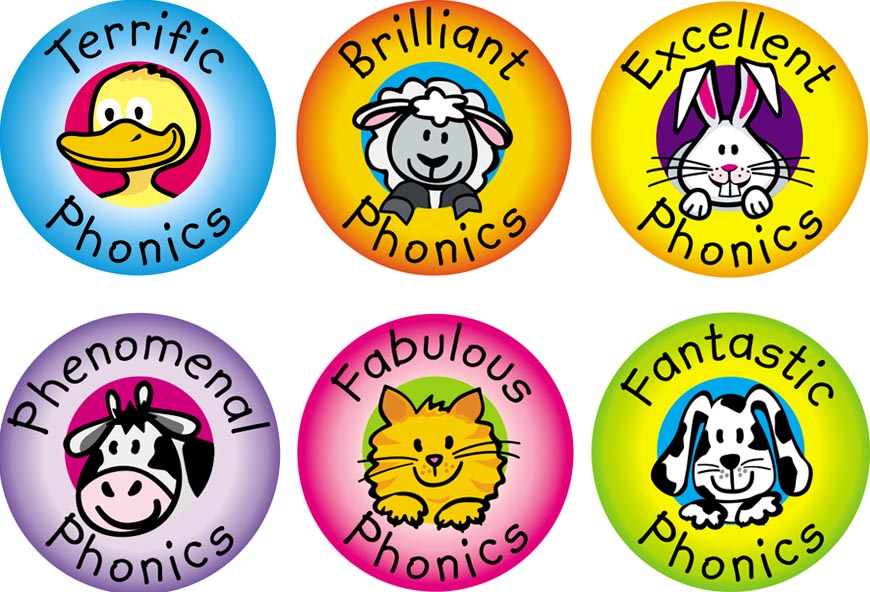 Phonics sticker multipack