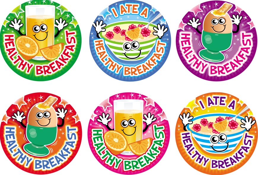 Breakfast sticker multipack