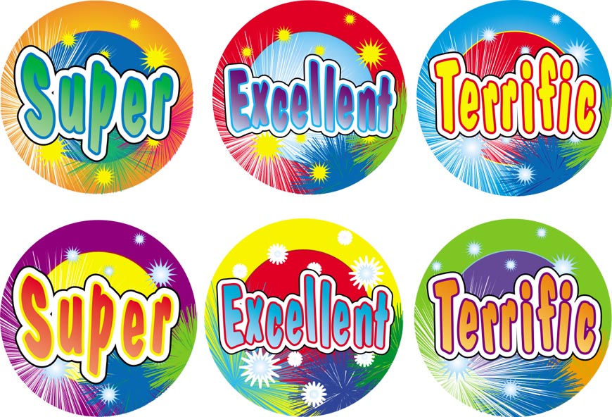 Praise sticker multipack