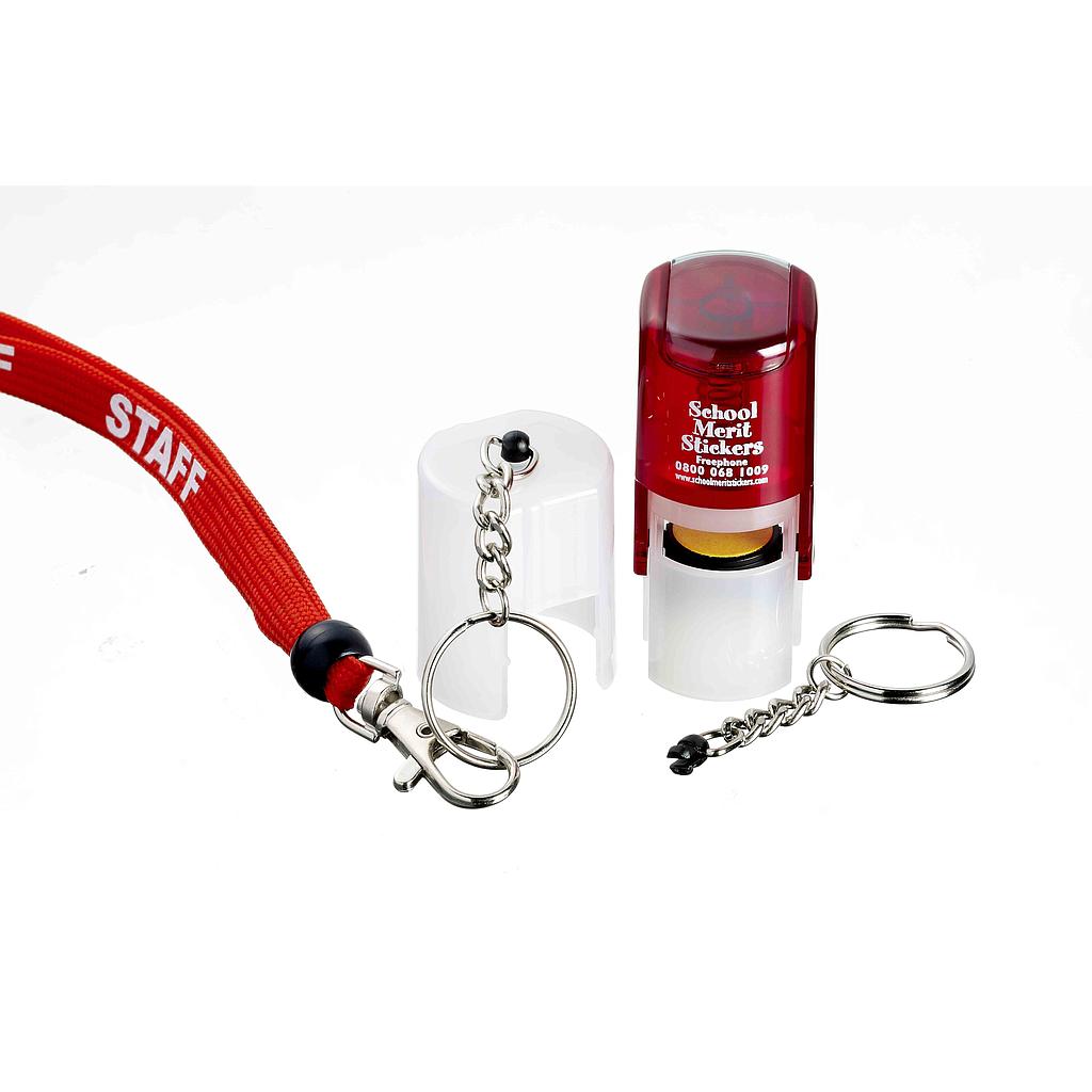 Keychain fitting for lanyard