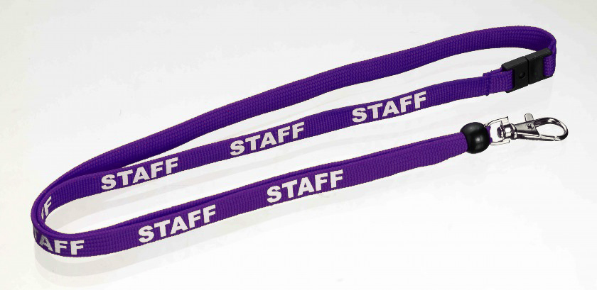 Staff lanyards (pack of 10) - purple