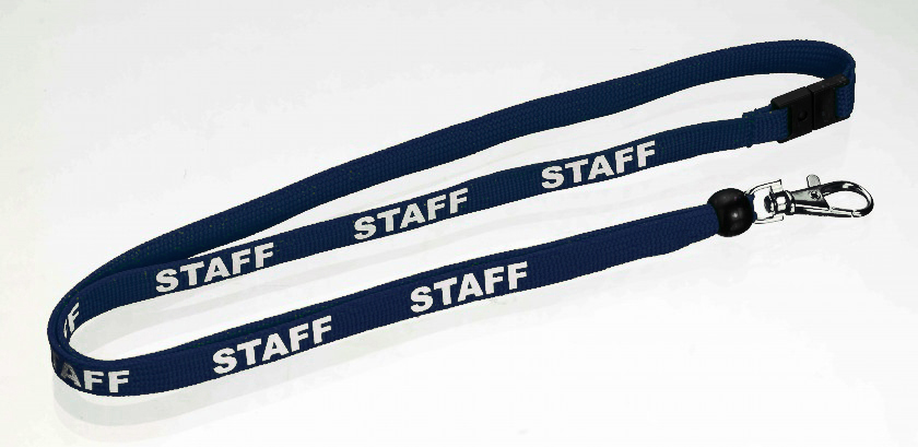 Staff Lanyards (pack of 10) - black
