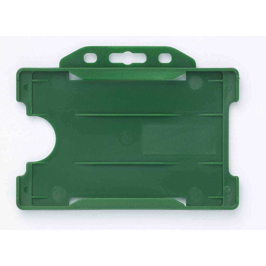 Single ID card holder green (pack of 10)