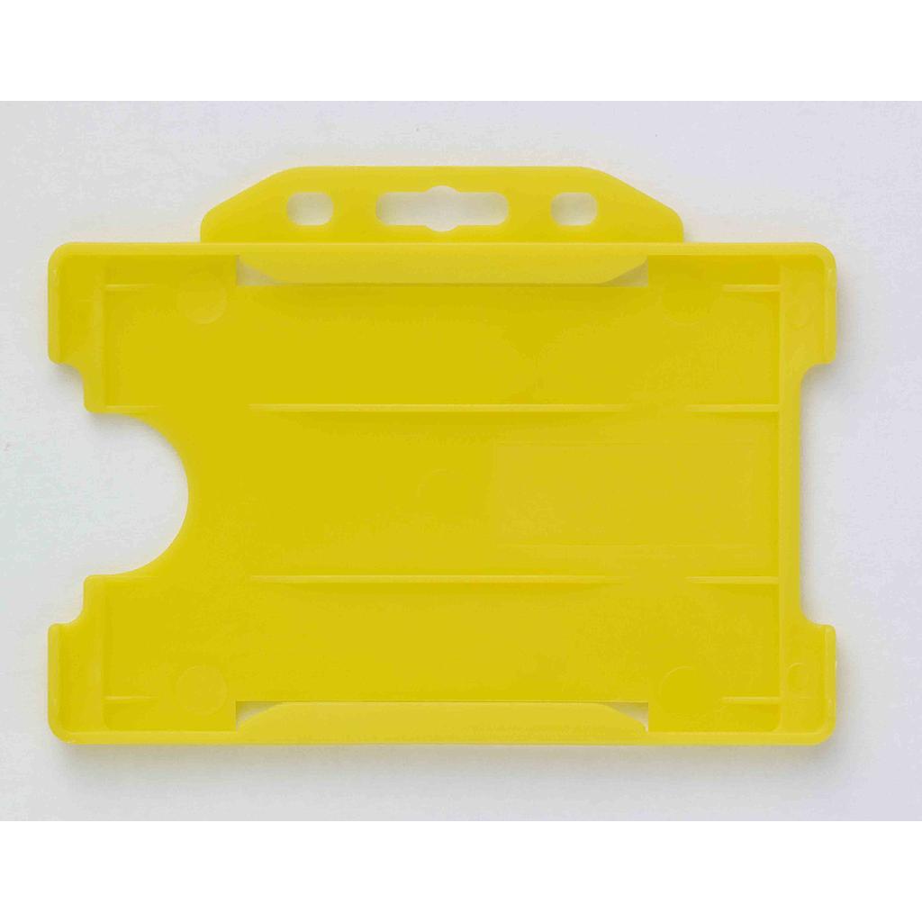 Single ID card holder yellow (pack of 10)