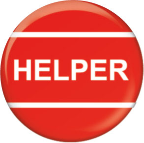 Helper red button badge