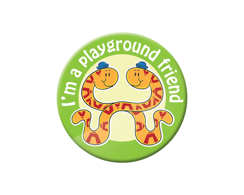 I'm a Playground Friend Button Badge