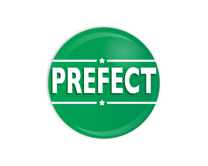 Prefect green Button Badge