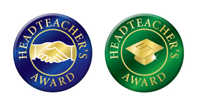Headteacher's Award Button Badge (2 designs)